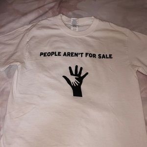 People Aren’t for Sale t-shirt